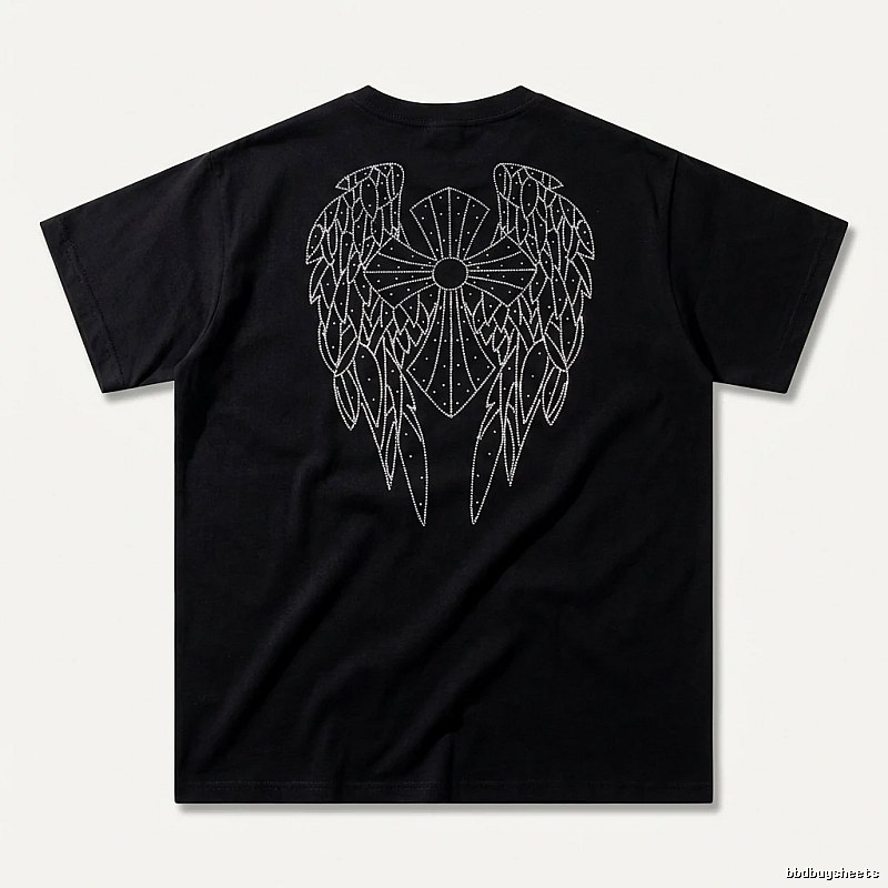 Chrome Hearts Wings Dark Style T-shirt