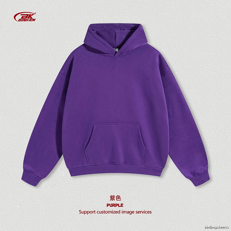 Classic Pullover hoodie Navy Blank Kangaroo with Travel-Friendly Style