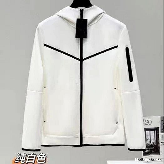 Classic White zip hoodie White Full Zip for Daily Styling