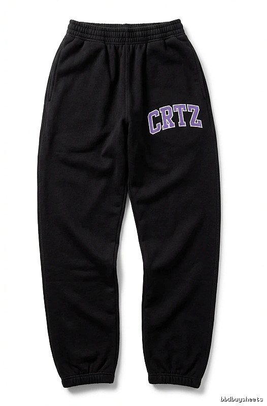 Corteiz CRTZ casual style black pants