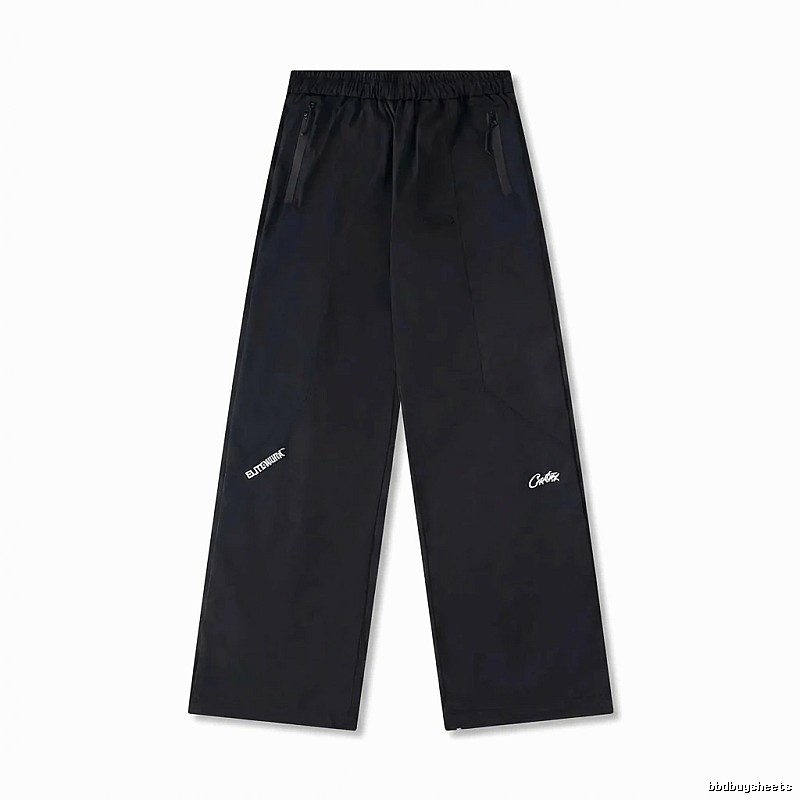 Corteiz Elite Series Trendy and Cool Style Black Long Pants