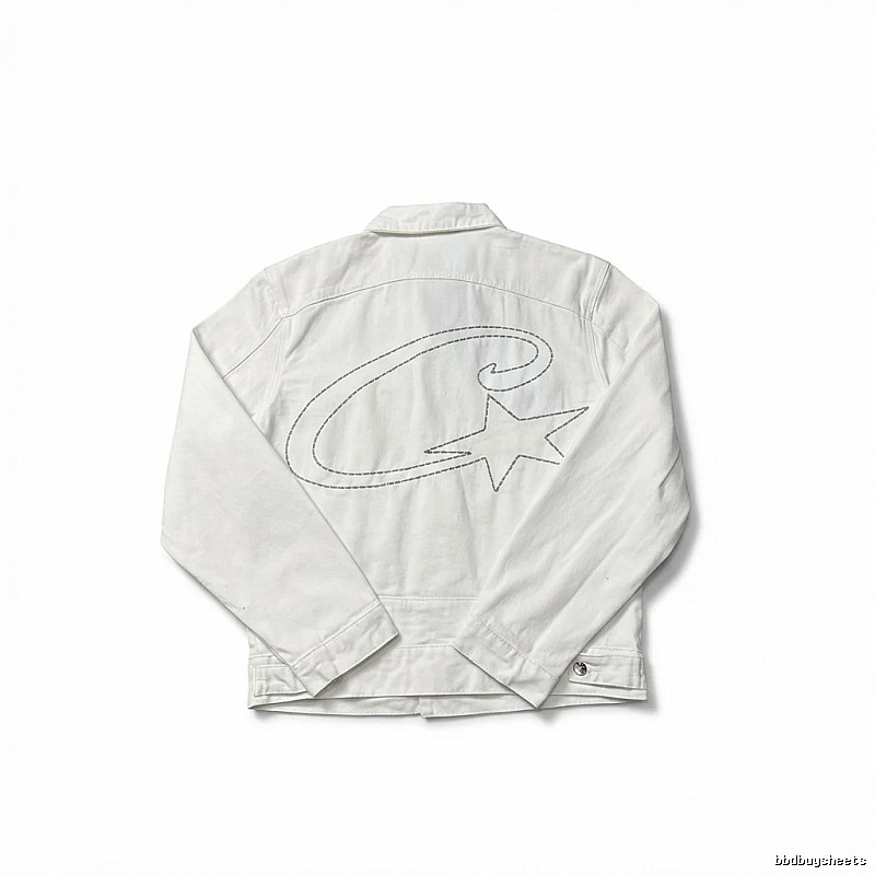 Corteiz Letter Star Minimalist Style White Jacket