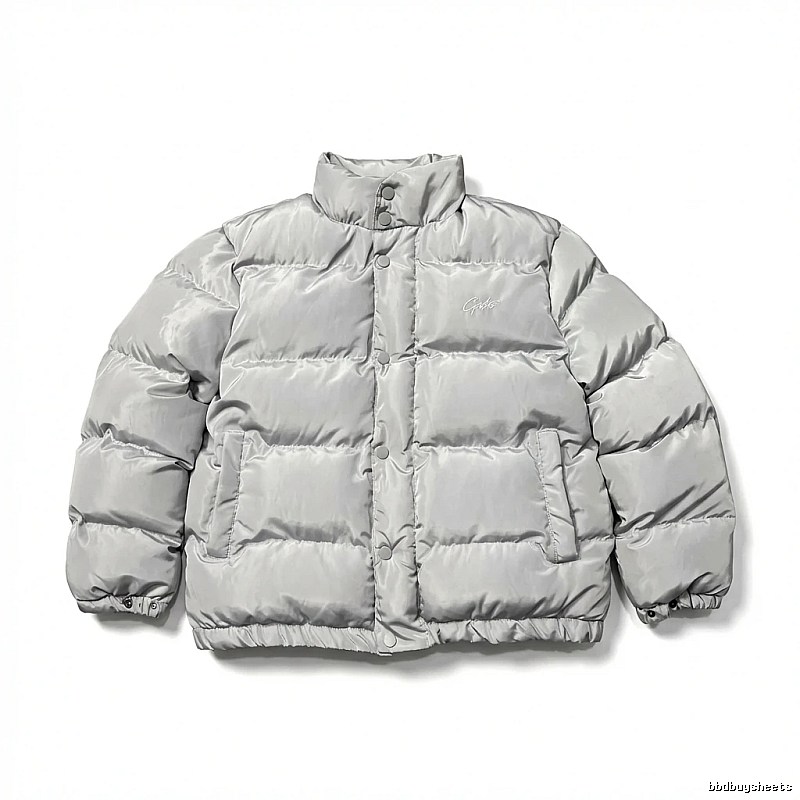 Corteiz Silver-Gray Trendy and Cool Down Jacket