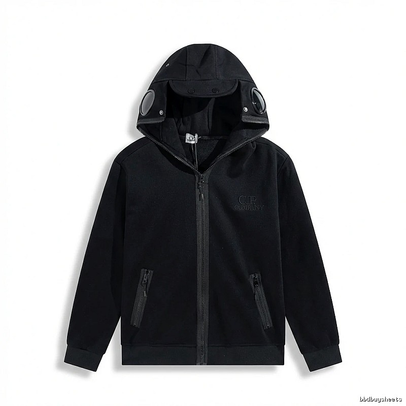 C.P. Functional Style Black Hoodie