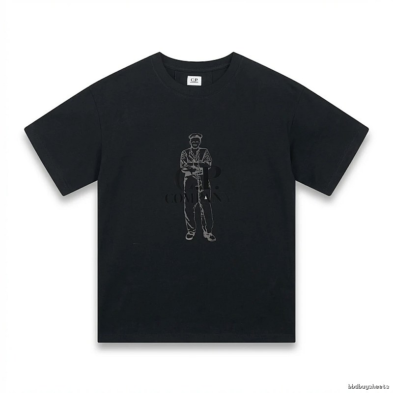 C.P. retro style black T-shirt
