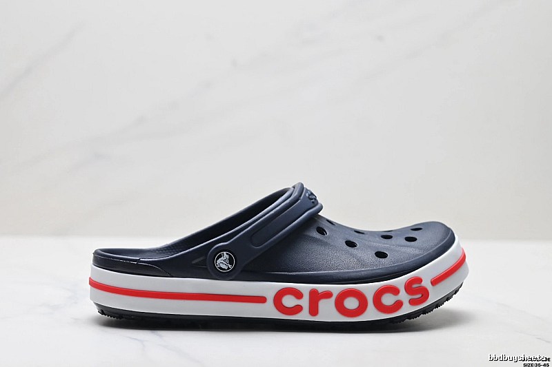 Deep blue of the trendy Crocs clogs