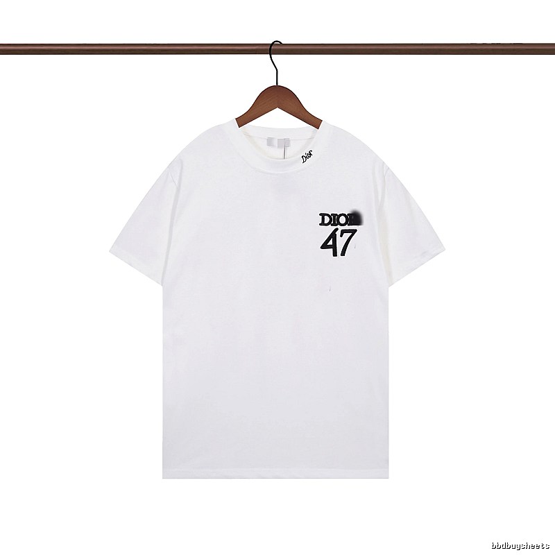 Dior 47 Collection Minimalist Style White T-Shirt