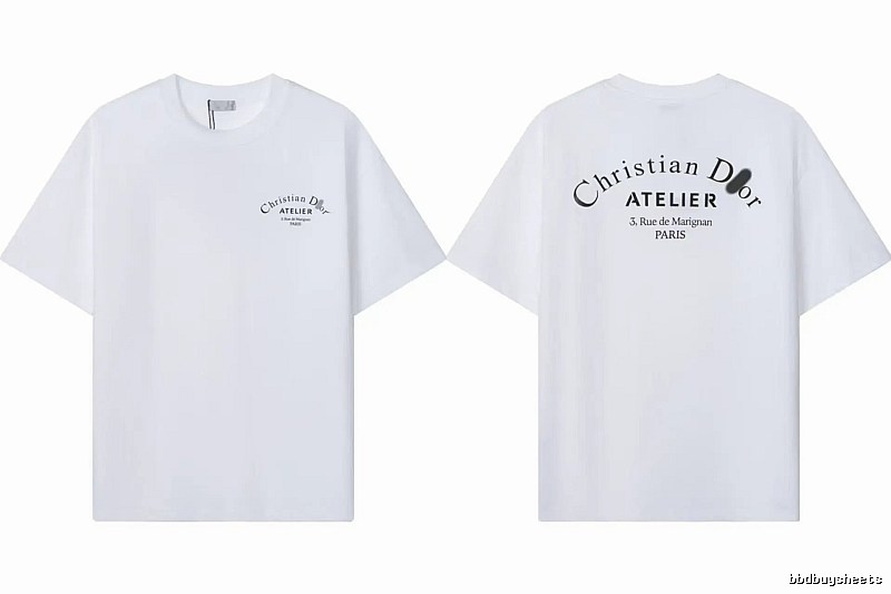 Dior Atelier Minimalist Style White T-Shirt