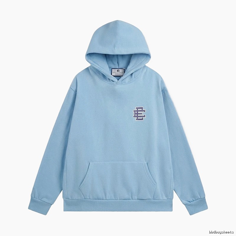Eric Emanuel Classic Simple Style Blue Hoodie