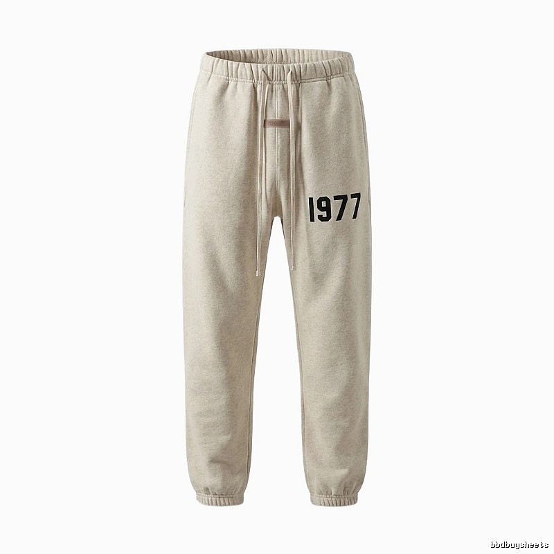 ESSENTIALS 1977 Minimalist Style Light Gray Pants