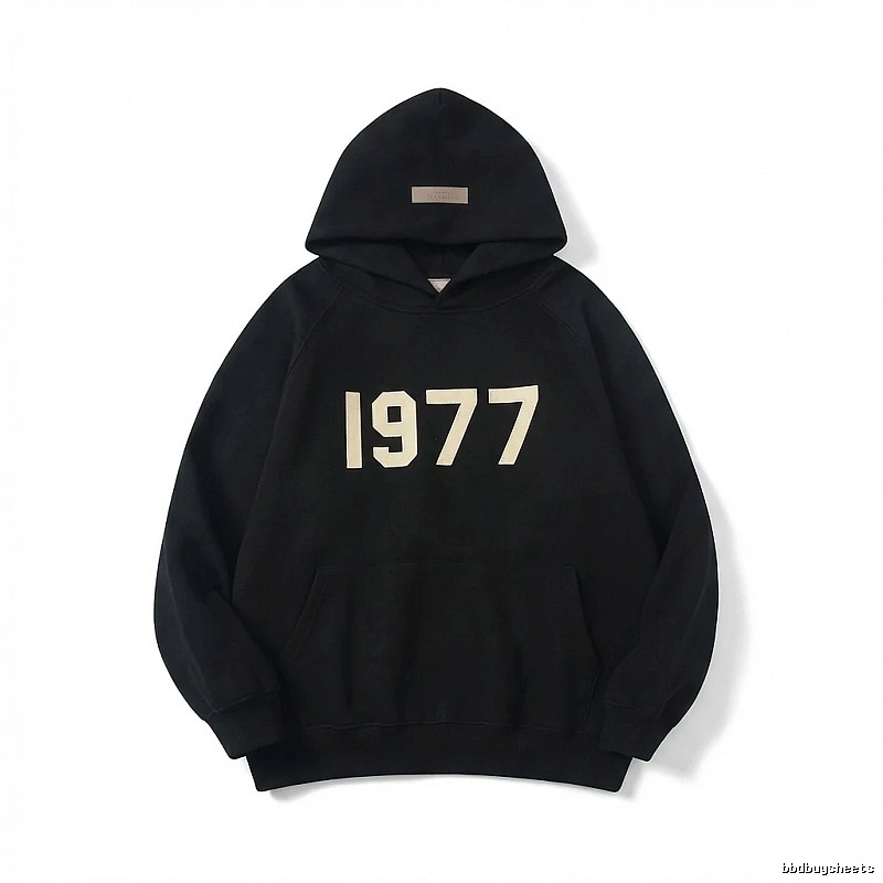 ESSENTIALS 1977 Series Black Sweatshirt