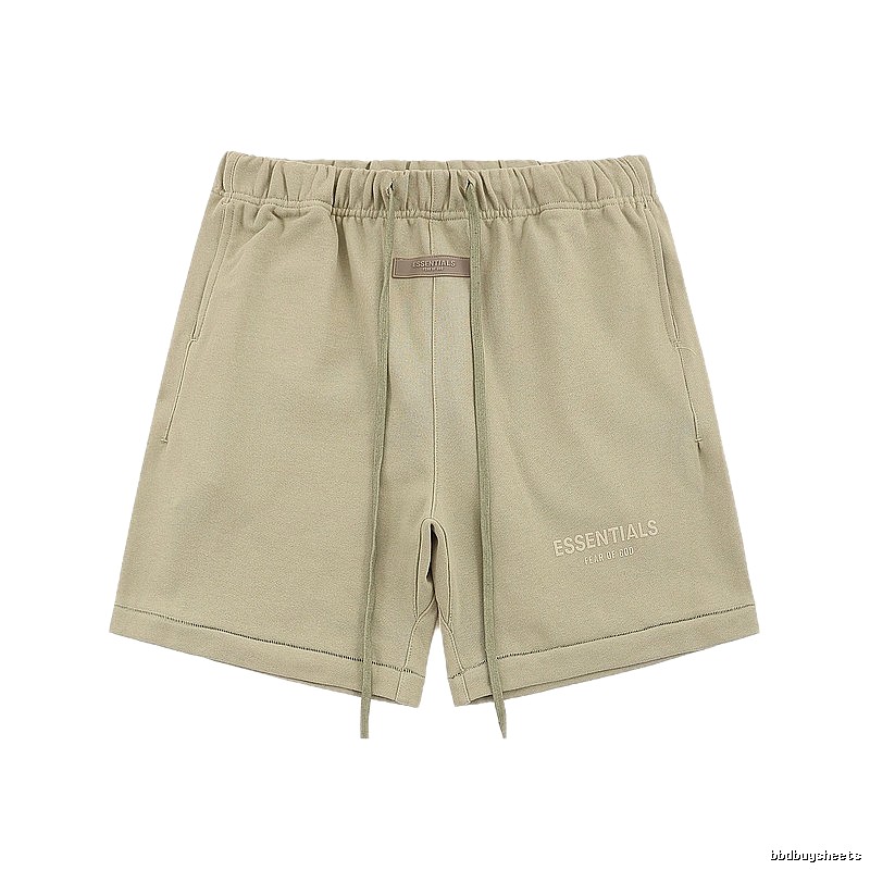 ESSENTIALS Basic Khaki Shorts