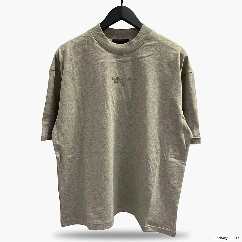 ESSENTIALS Basic Light Gray T-shirt