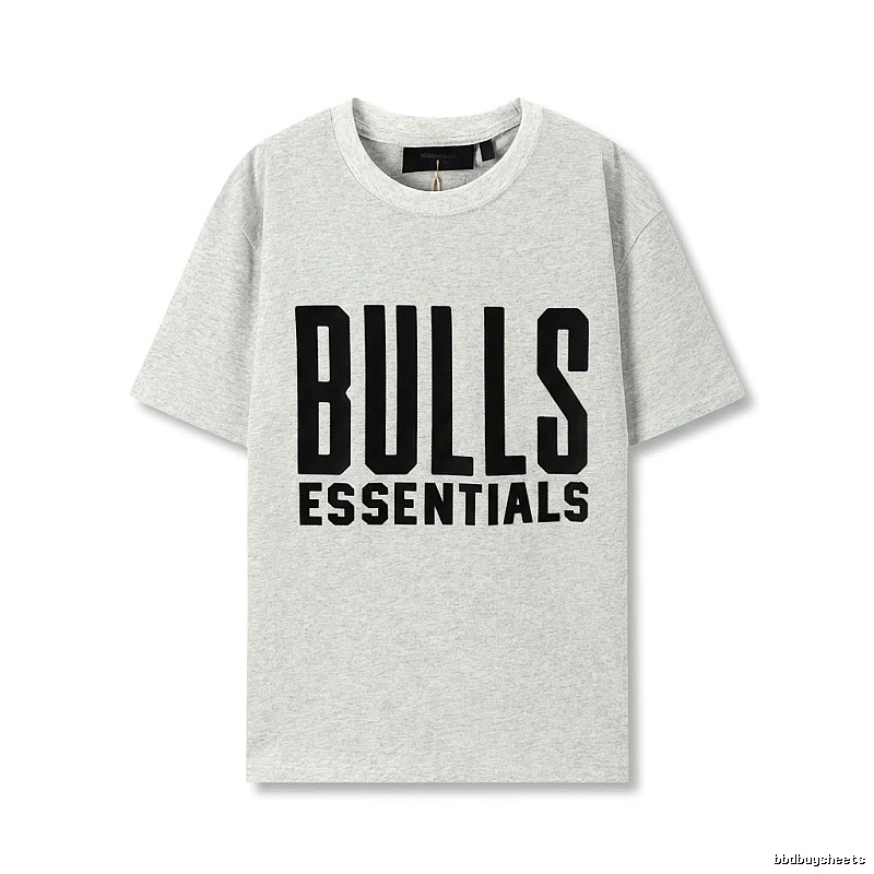 ESSENTIALS Bulls Style Grey T-shirt