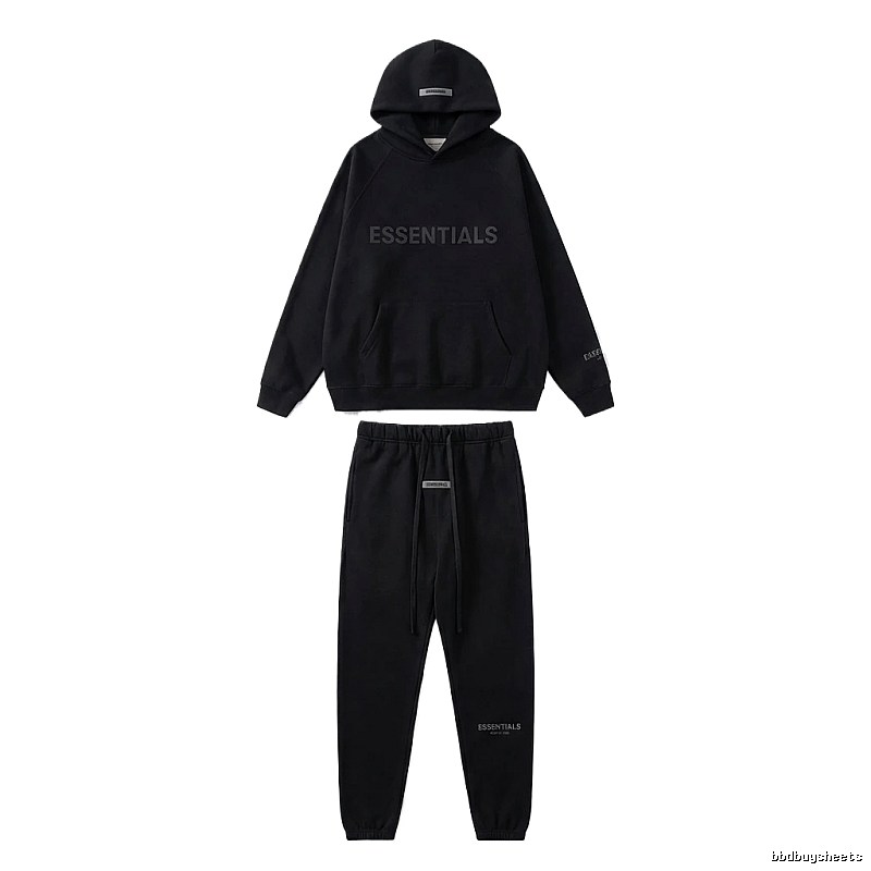 ESSENTIALS casual style black suit