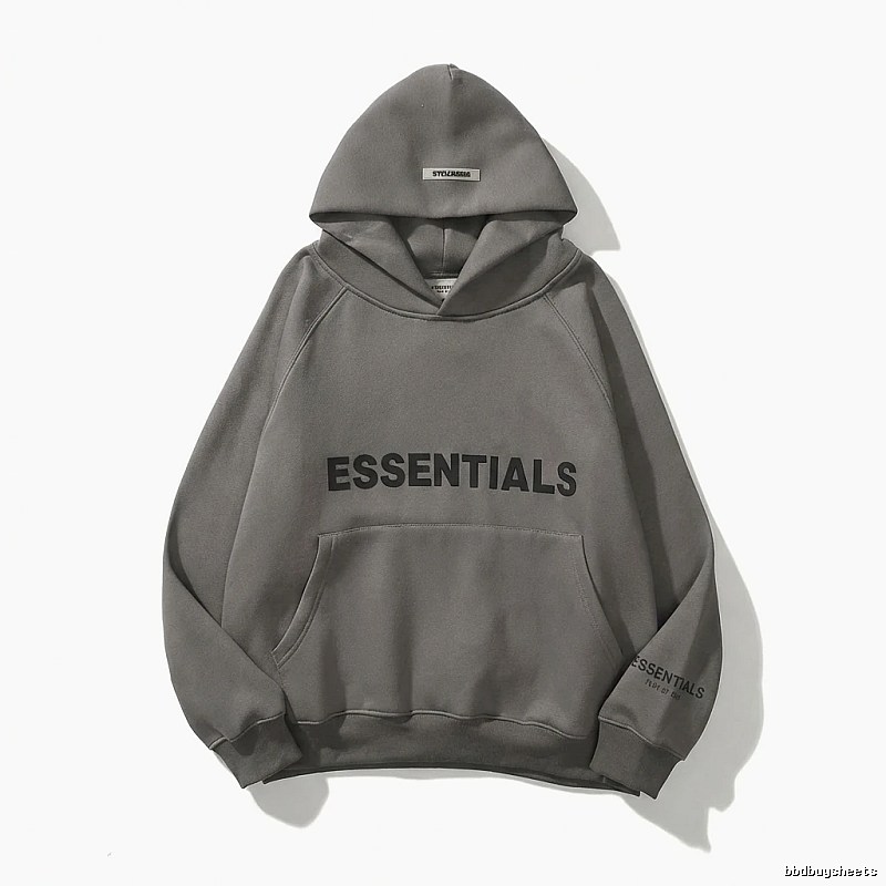 ESSENTIALS minimalist style grey sweatshirt