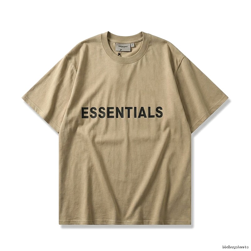 ESSENTIALS minimalist style khaki T-shirt