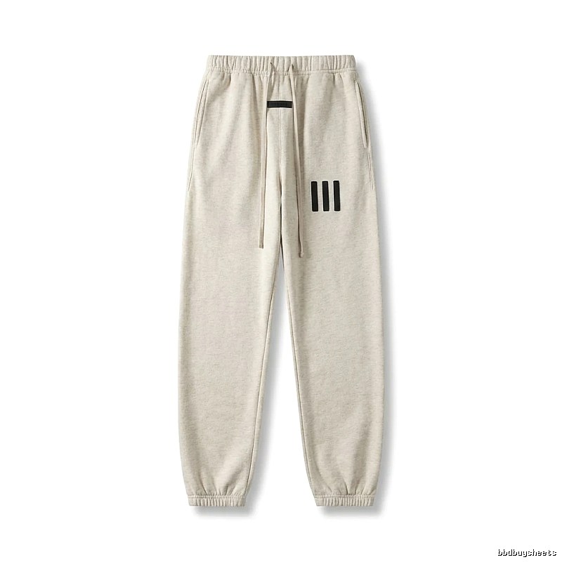 ESSENTIALS minimalist style light gray sweatpants