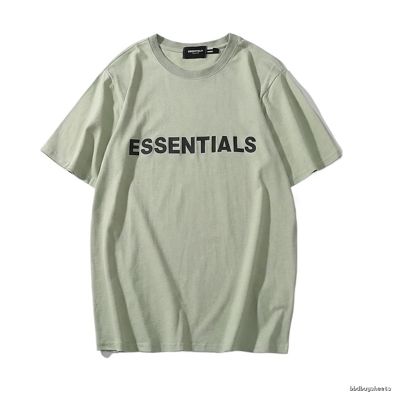 ESSENTIALS minimalist style light green T-shirt