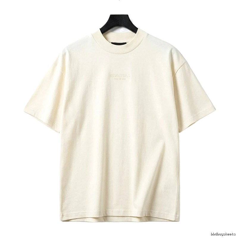 ESSENTIALS minimalist style off-white T-shirt