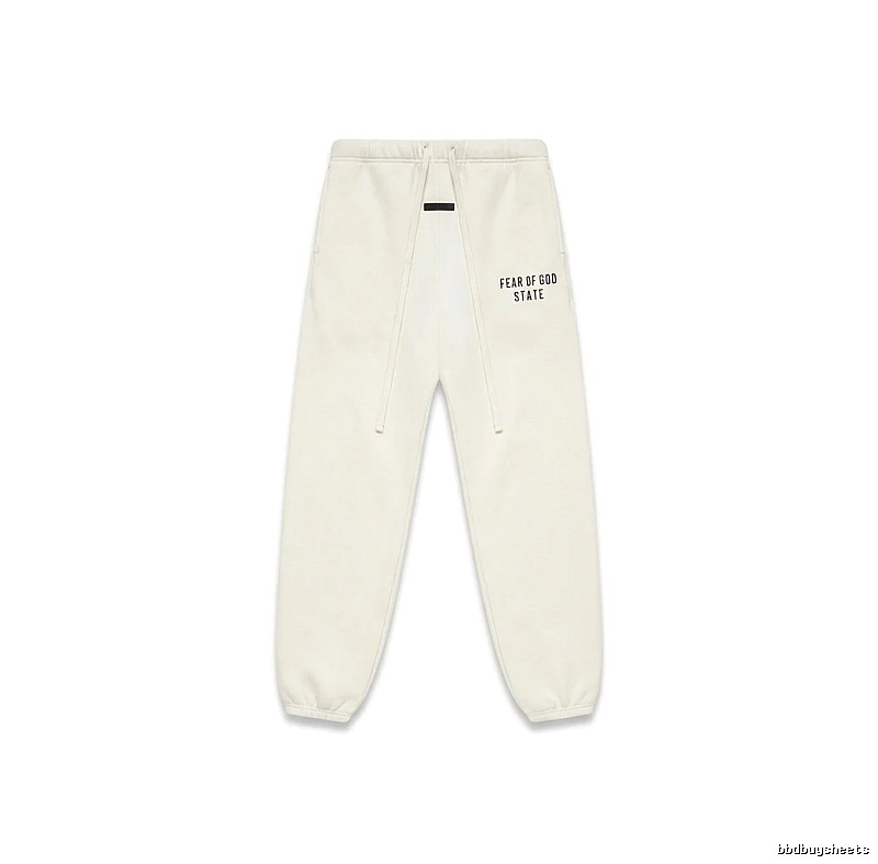 ESSENTIALS minimalist style white sweatpants