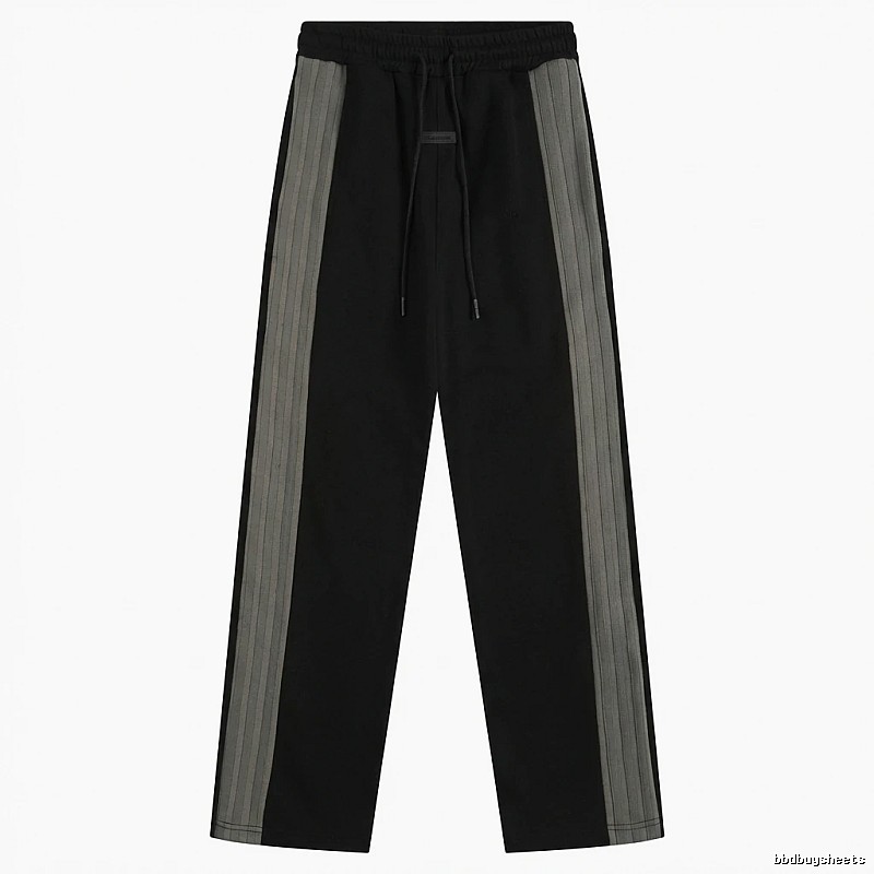 ESSENTIALS striped casual black pants