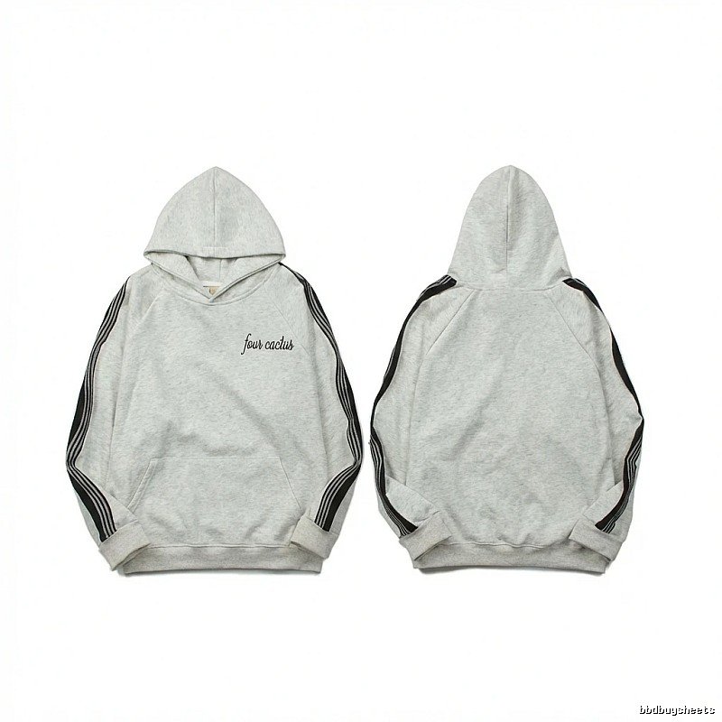 ESSENTIALS Trendy and Simple Style Grey Hoodie
