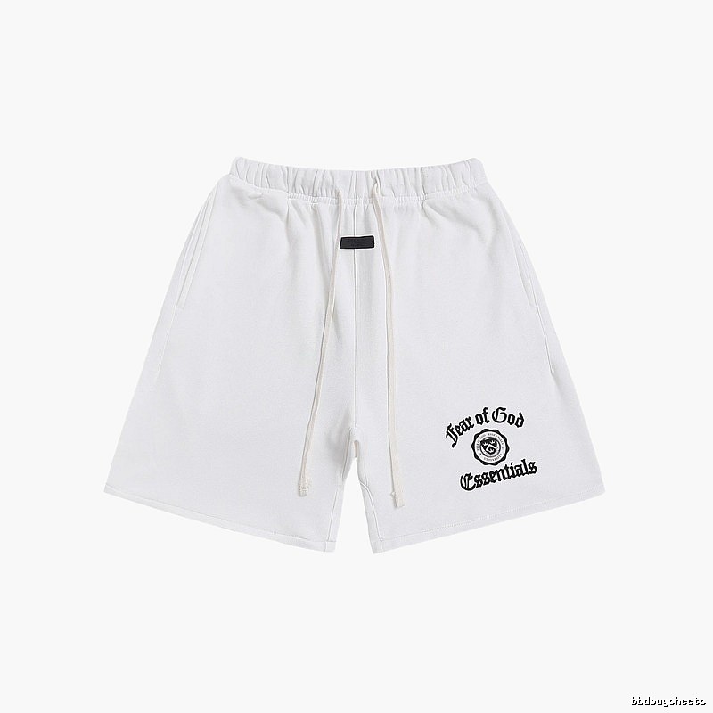 ESSENTIALS Trendy Brand Simple White Shorts