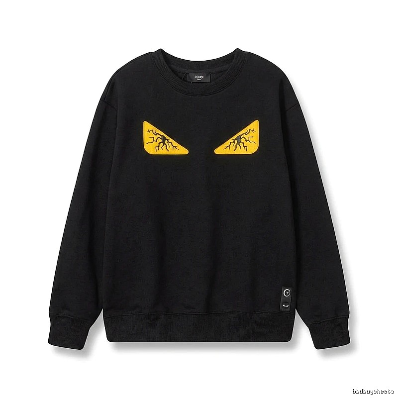 Fendi Monster Trendy Cool Black Sweatshirt