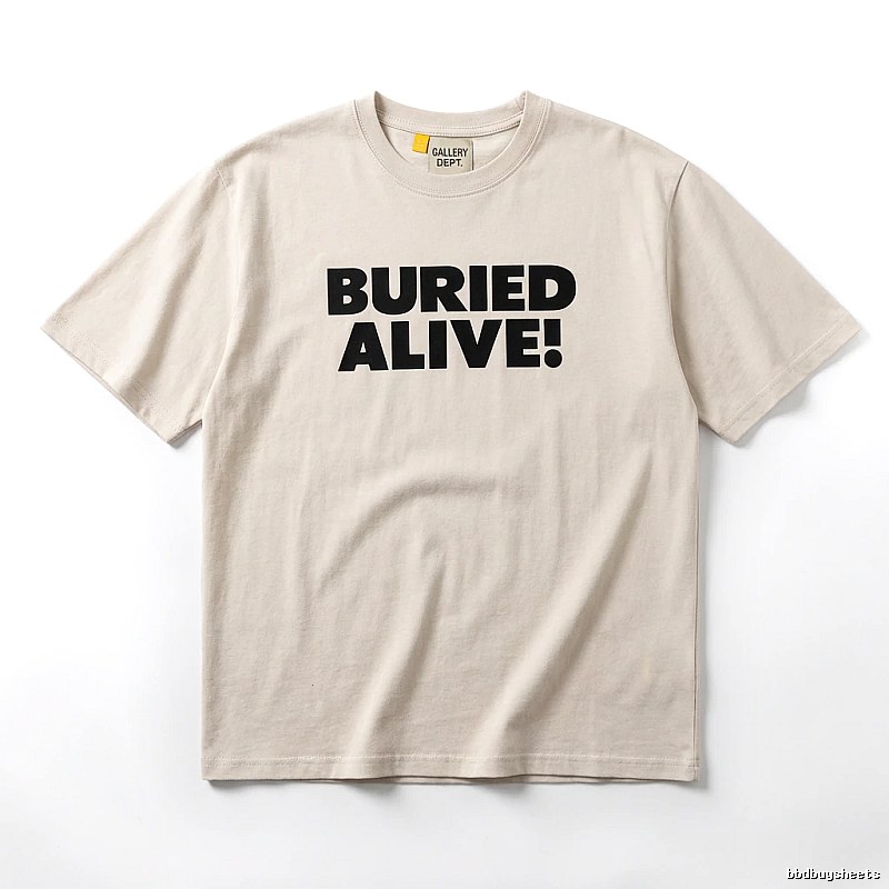 Gallery Dept. Alphabet Style Beige T-shirt