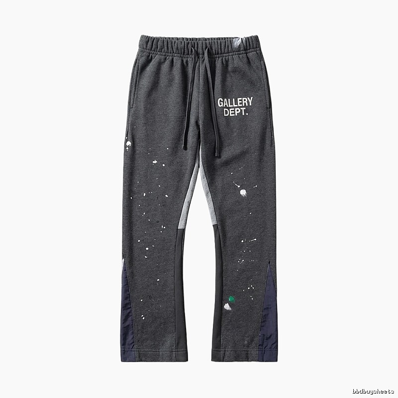 Gallery Dept Graffiti Style Grey-Purple Sweatpants