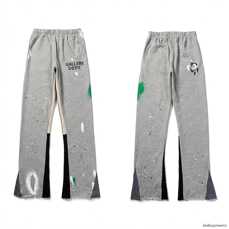 Gallery Dept graffiti-style grey trousers