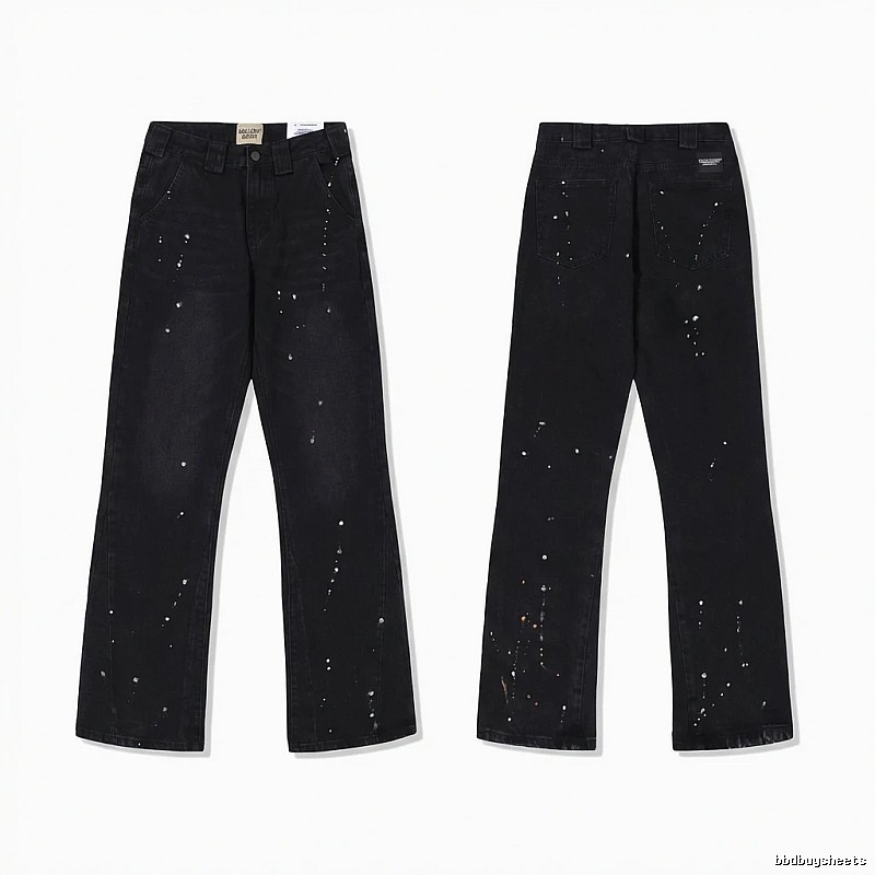 Gallery Dept ink - splashing style black jeans