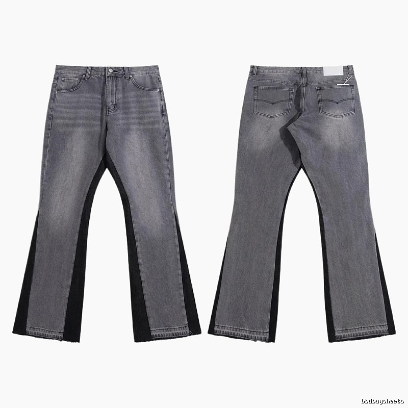Gallery Dept patchwork grey-black jeans