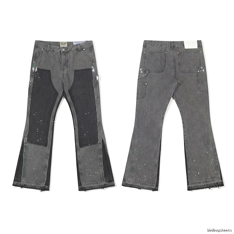 Gallery Dept. Patchwork Style Grey-Black Jeans