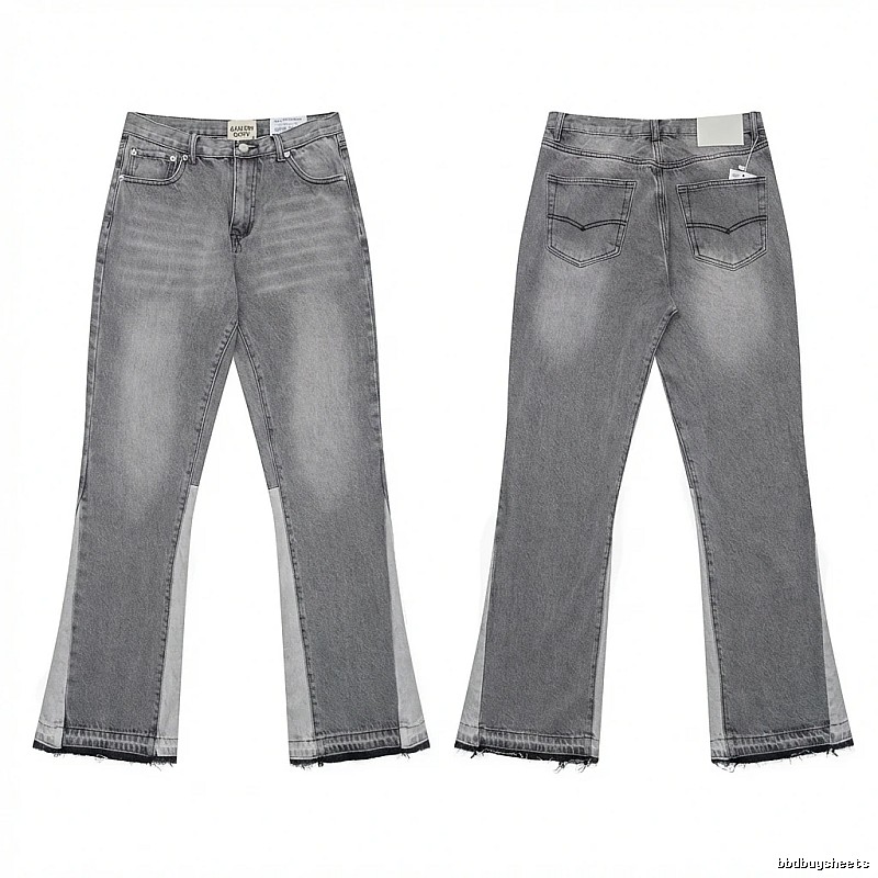Gallery Dept. patchwork-style grey jeans