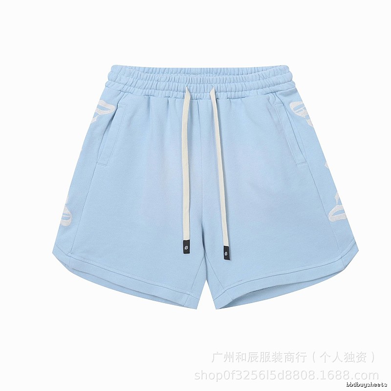 Godspeed Jacquard Street Style Light Blue Shorts
