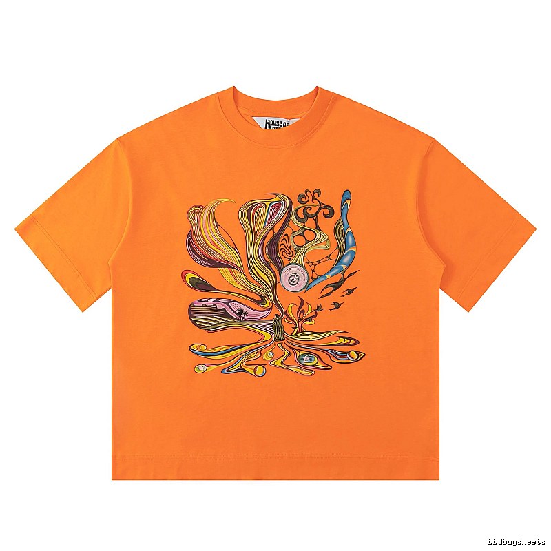 Graffiti-style orange T-shirt of House of Errors