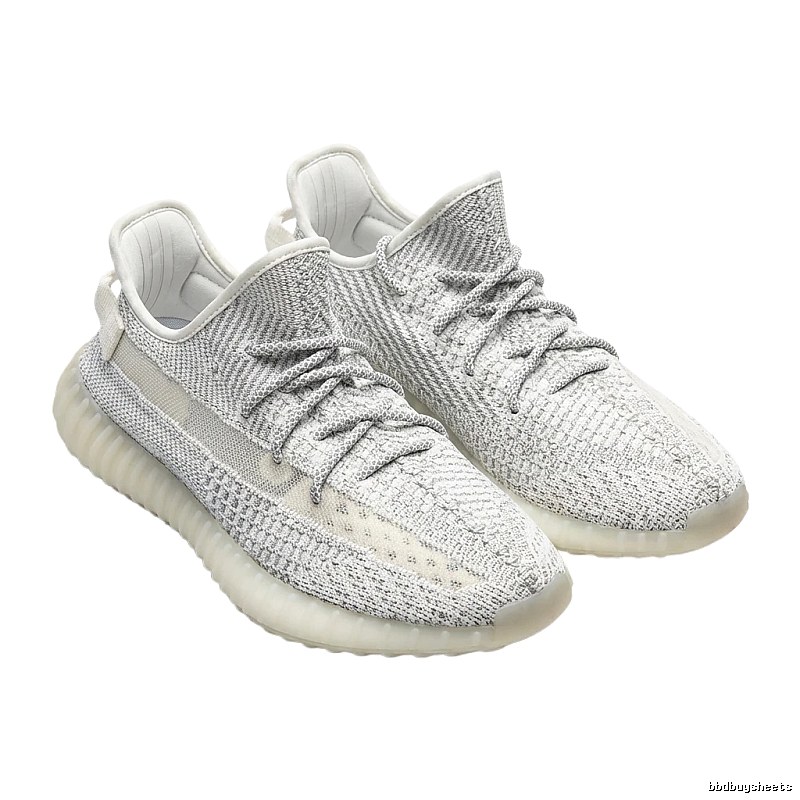 Grey and white casual Yeezy 350 shoes