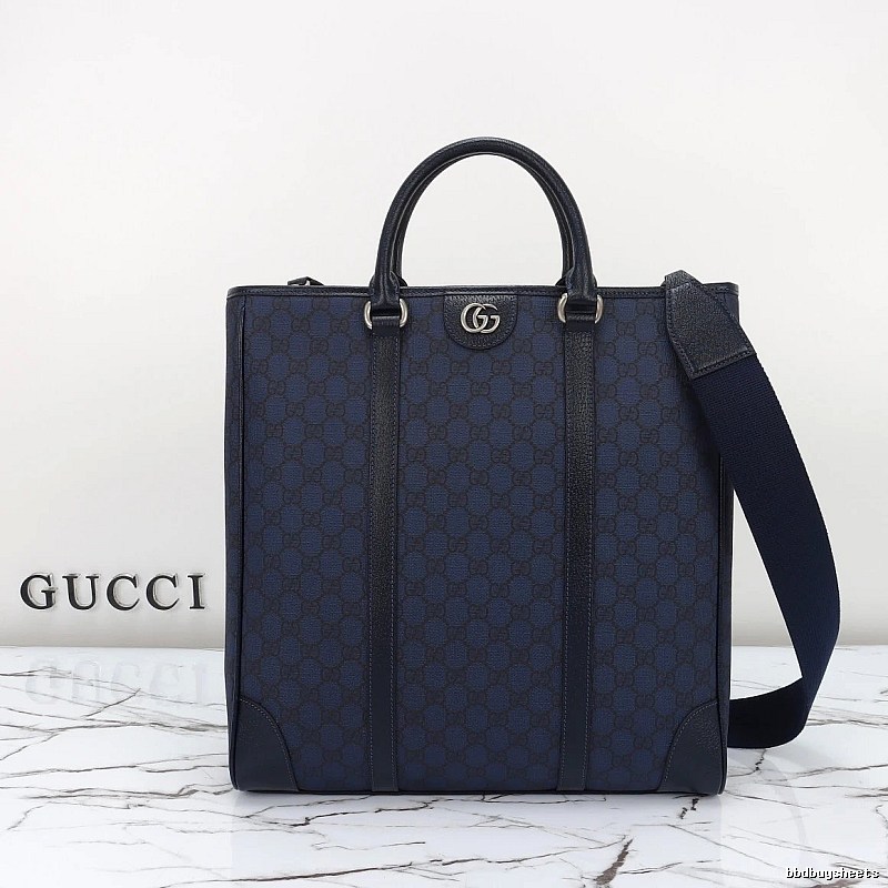 Gucci Tote bag Navy GG Canvas Top