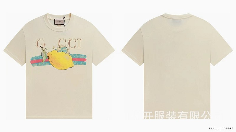 Gucci Vintage-style Off-white Lemon Print T-Shirt