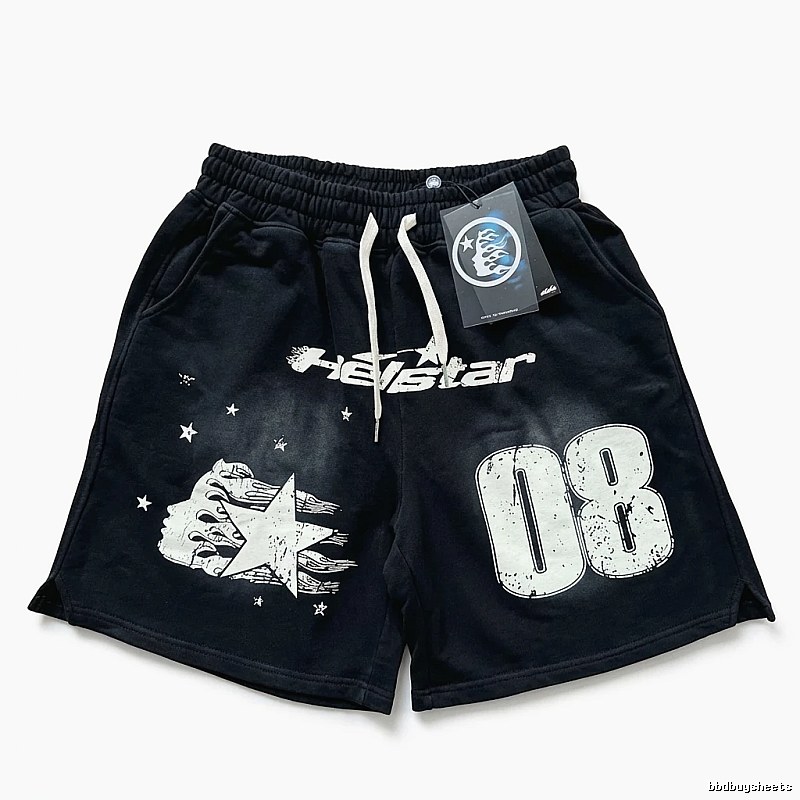 Hellstar Dark Style Printed Shorts