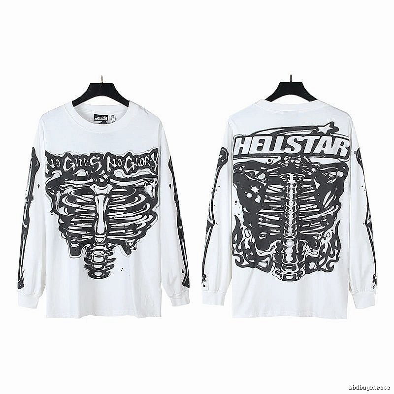 Hellstar Dark Style Skull White T-shirt