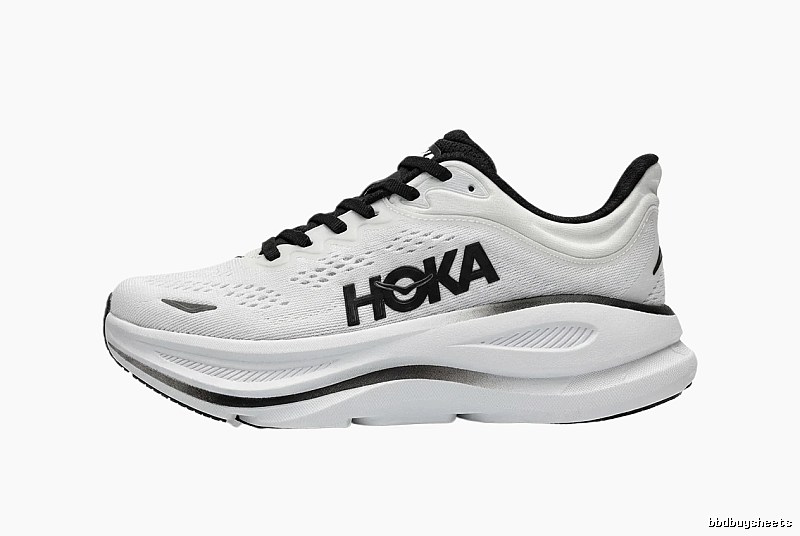 HOKA trendy brand black and white sports shoes