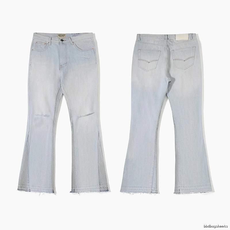 Hole-flared jeans from Gallery Dept.