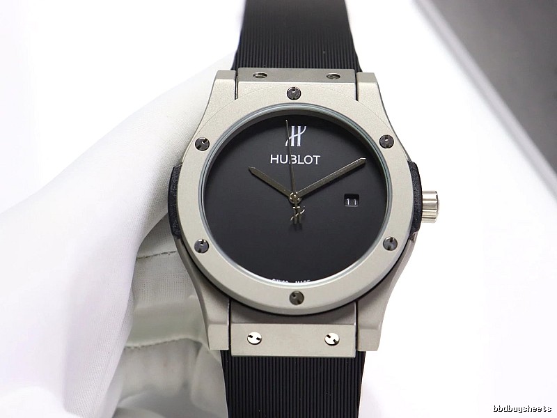 Hublot Watch with Black Dial Watch Detail