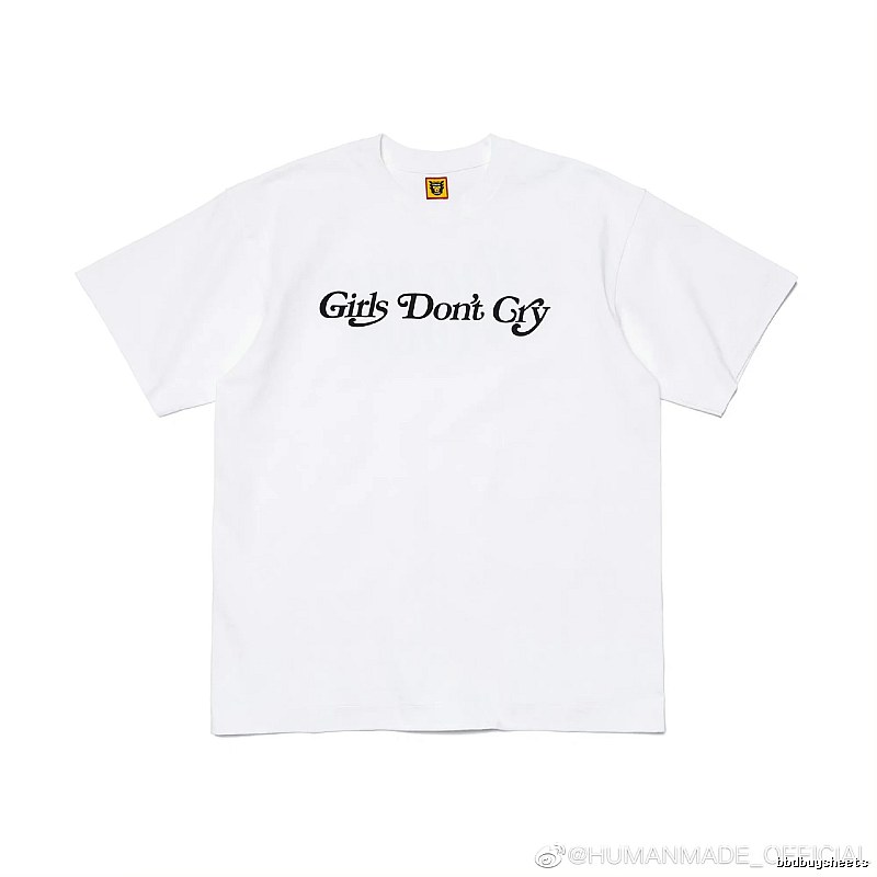 HUMAN MADE Co-branded Japanese Streetwear White Printed T-Shirt