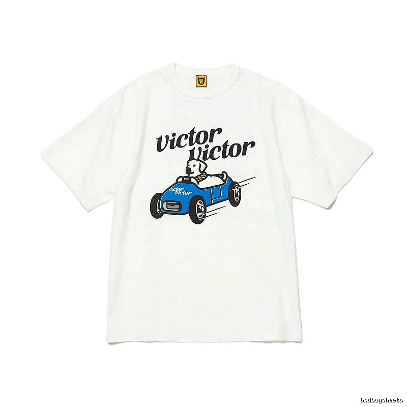 HUMAN MADE Racing Puppy Vintage White T-Shirt