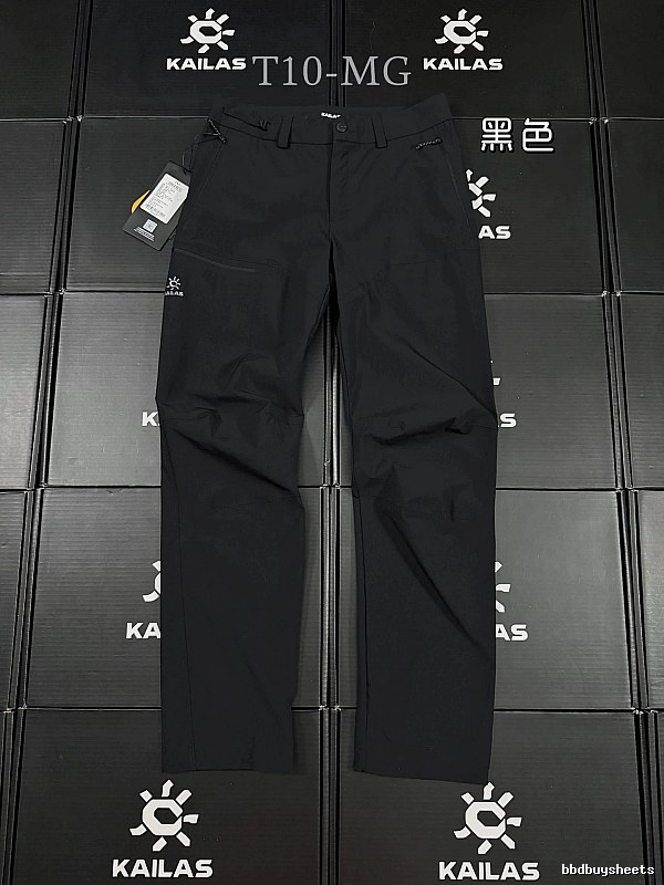 KAILAS Technical Hiking Pants in Black - performance logo