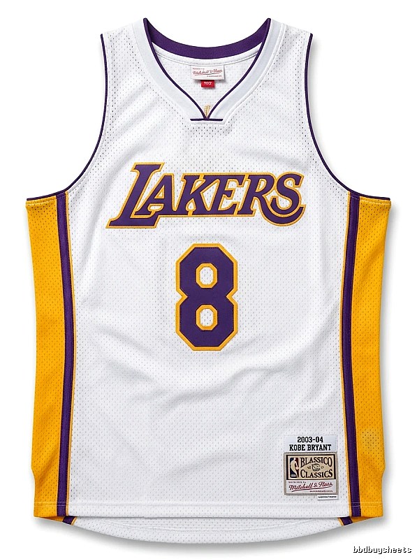 Kobe Lakers retro-style jerseys